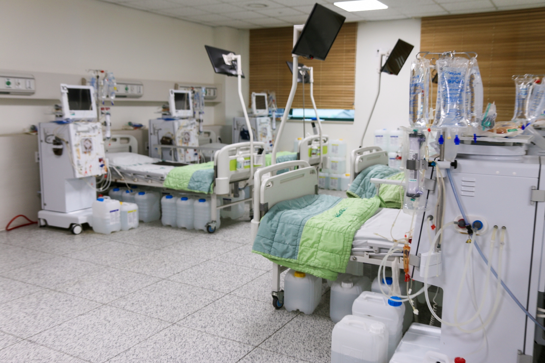 Interior de la unidad de dialisis